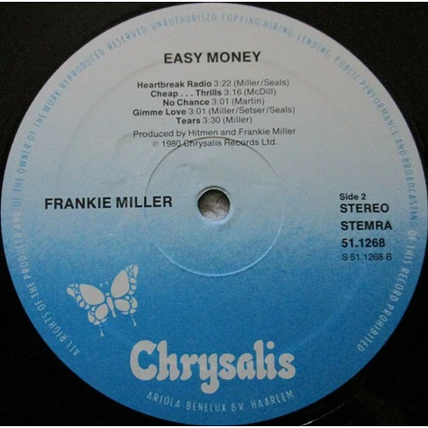 Frankie Miller - Easy Money