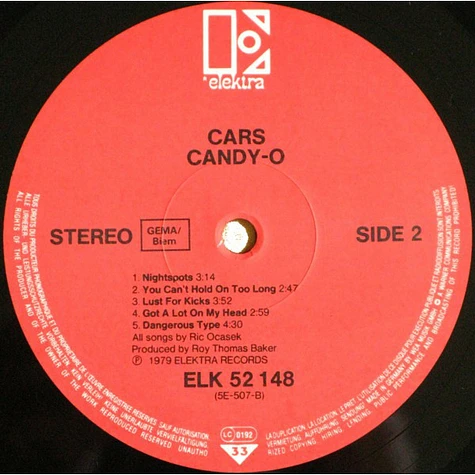 The Cars - Candy-O