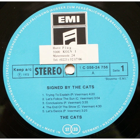 The Cats - Signed By The Cats