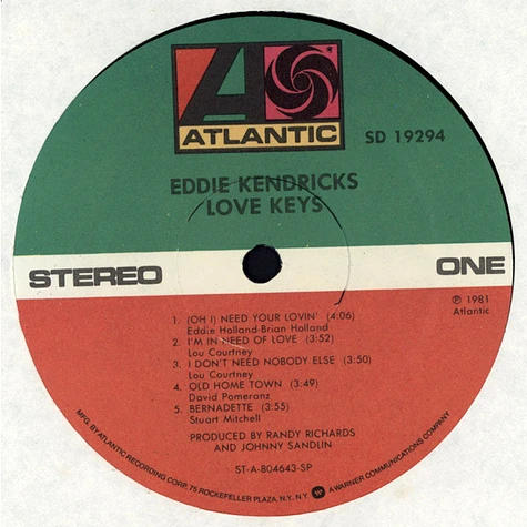 Eddie Kendricks - Love Keys