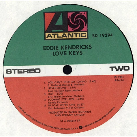 Eddie Kendricks - Love Keys