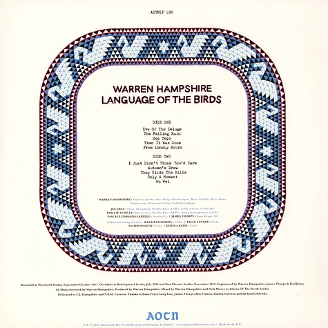 Warren Hampshire - Language Of The Birds