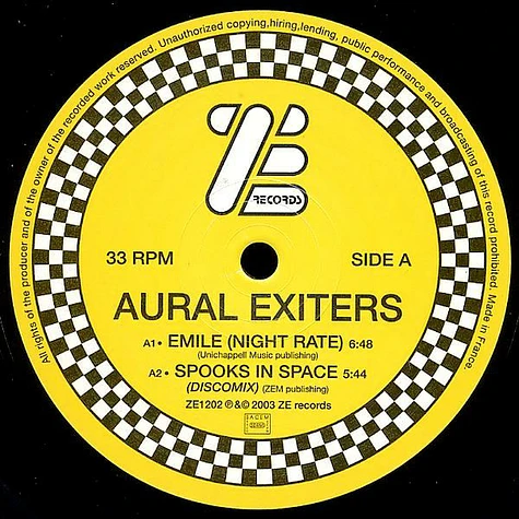 Aural Exciters - Emile (Night Rate)