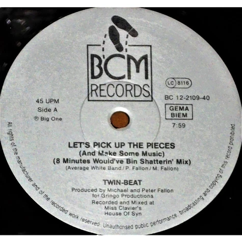 Twin-Beat - Let's Pick Up The Pieces (And Make Some Music)