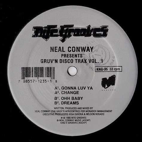Neal Conway - Gruv'n Disco Trax Vol. 1