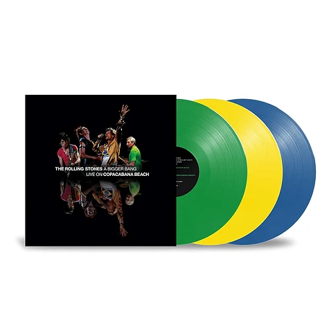 The Rolling Stones - A Bigger Bang, Live In Rio 2006 Limited Colored Vinyl Edition
