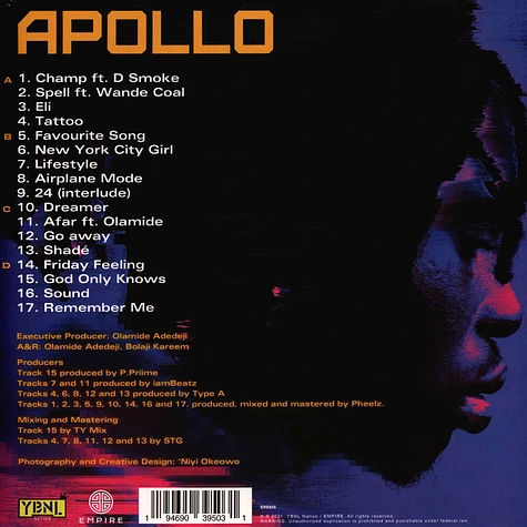 Fireboy DML - Apollo Record Store Day 2021 Edition