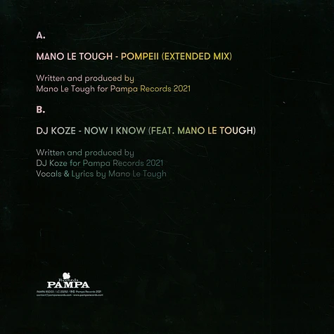 Mano Le Tough & DJ Koze - Mano Le Tough & DJ Koze Record Store Day 2021 Edition