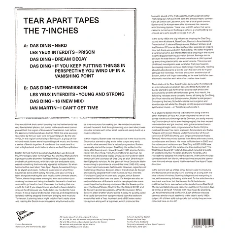 Das Ding, Les Yeux Interdits, Ian Martin - Tear Apart Tapes (The 7-Inches)