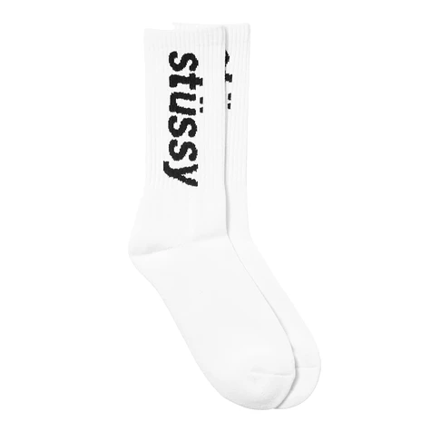 Stüssy - Helvetica Jacquard Crew Socks