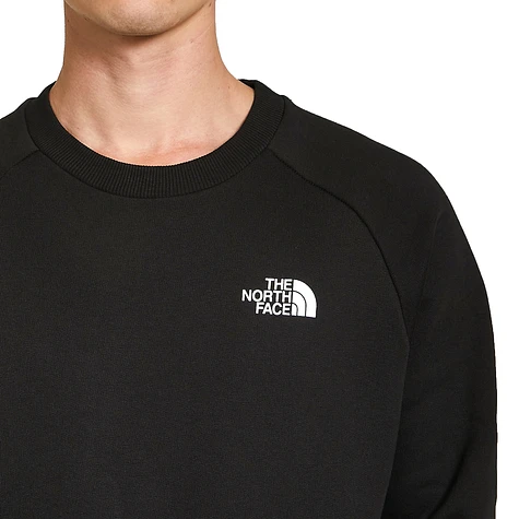 The North Face - Raglan Redbox Crew Neck Sweater (Tnf Black) | HHV