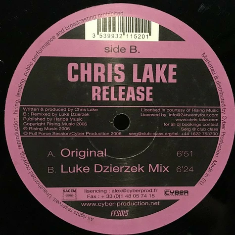 Chris Lake - Release