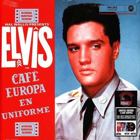 Elvis Presley - OST Café Europa En Uniforme Record Store Day 2021 Edition