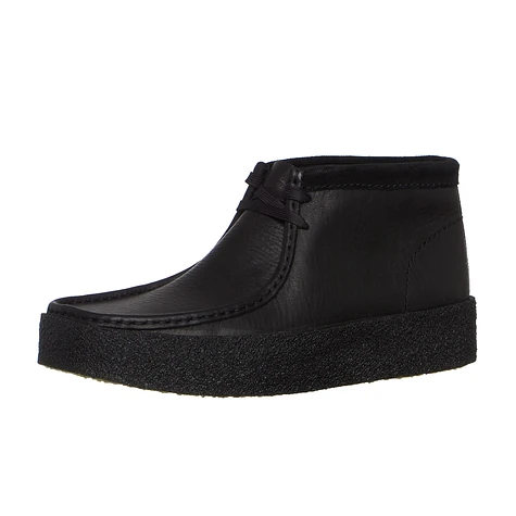 Clarks Originals - Wallabee Cup Boot (Black Leather) | HHV