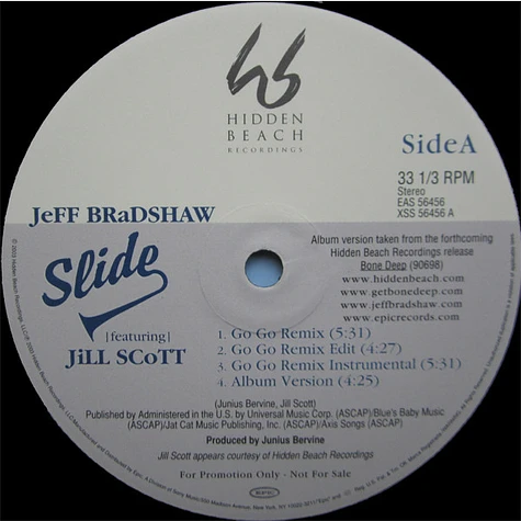 Jeff Bradshaw - Slide / Bone Deep (Sampler)