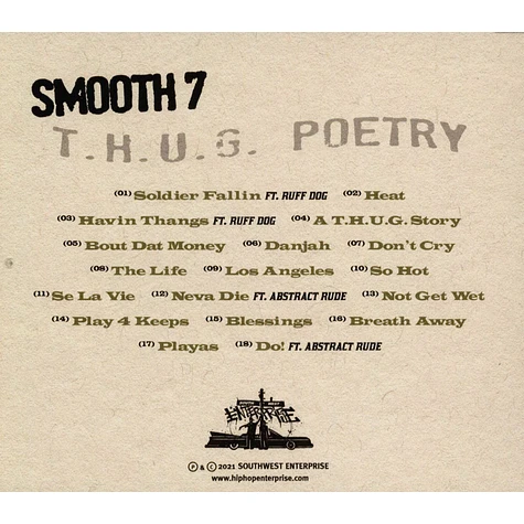 Smooth 7 - T.H.U.G. Poetry