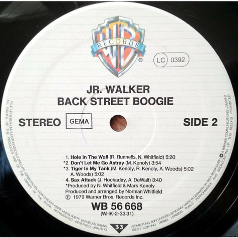 Junior Walker - Back Street Boogie