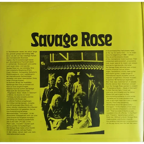 Savage Rose - Pop History Vol 15