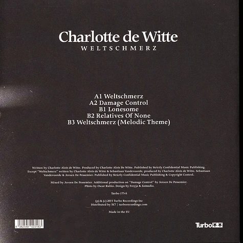 Charlotte De Witte - Weltschmerz Black Marbled Vinyl Edition