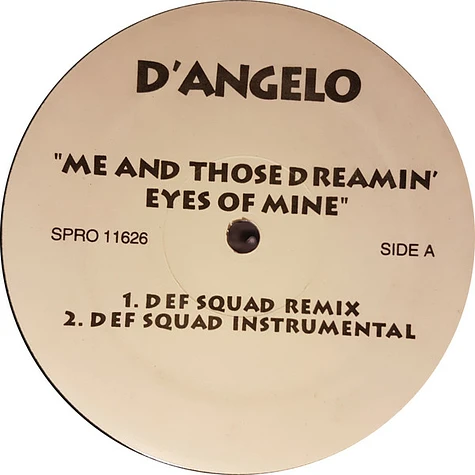 D'Angelo - Me And Those Dreamin' Eyes Of Mine