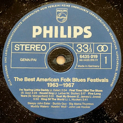 V.A. - The Best American Folk Blues Festivals 1963 - 1967