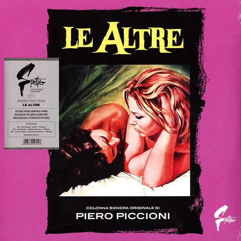 Piero Piccioni - OST Le Altre Coloured Vinyl Edition