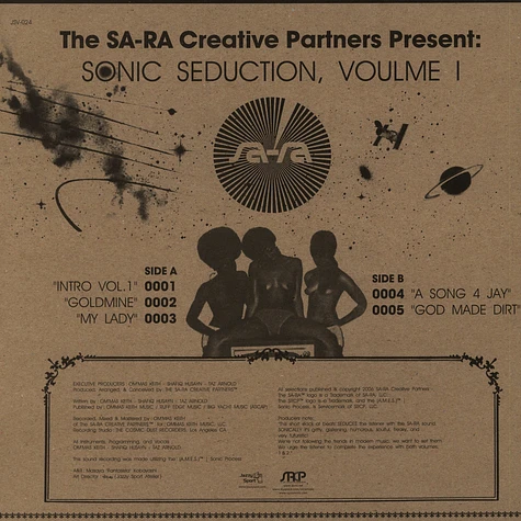 Sa-Ra Creative Partners - Sonic Seduction, Volume 1