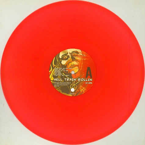 The Meteors - Hell Train Rollin' Orange Vinyl Edition
