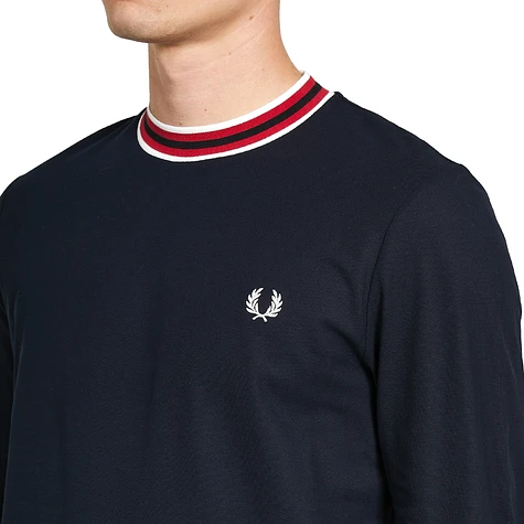 Fred Perry - Refined Pique Longsleeve T-Shirt