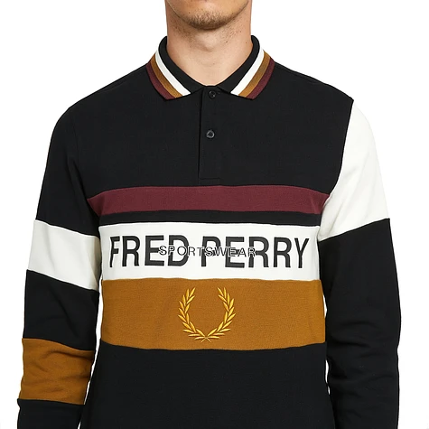Fred Perry - LS Contrast Panels Pique Shirt