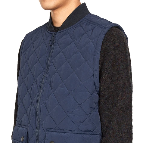 Barbour White Label - Quilted Rib Collar Vest