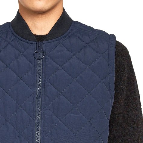 Barbour White Label - Quilted Rib Collar Vest