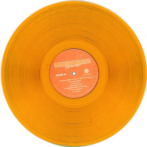 Larry June - Orange Print Translucent Orange Vinyl Edition