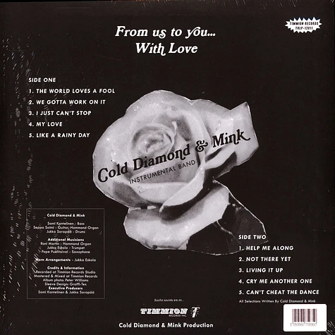 Cold Diamond & Mink - From Us To You... With Love Black Vinyl Edition