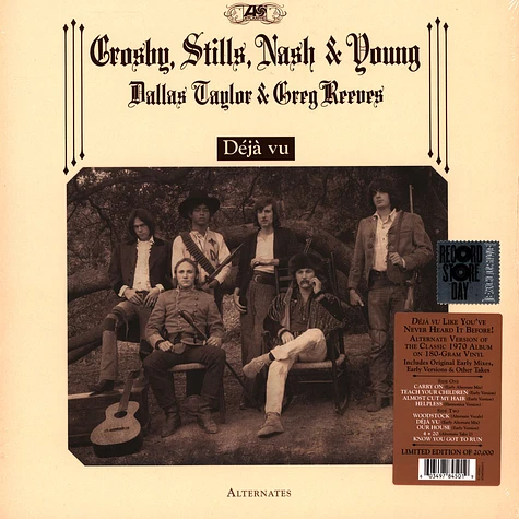 Crosby, Stills, Nash & Young - Déjà Vu Alternates Record Store Day 2021 Edition