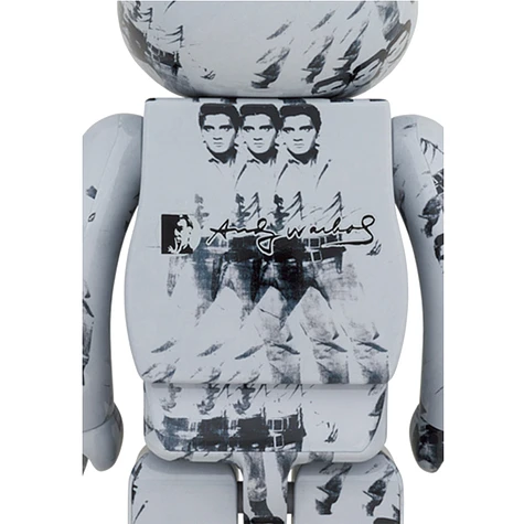 Medicom Toy - 100% + 400% Andy Warhol Elvis Presley Be@rbrick Toy
