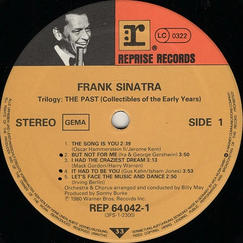 Frank Sinatra - Trilogy: Past, Present & Future
