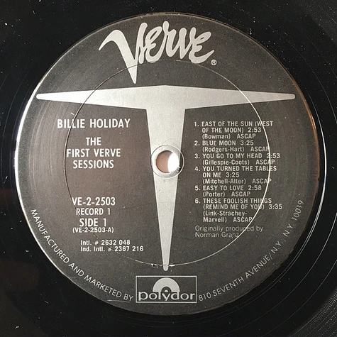 Billie Holiday - The First Verve Sessions