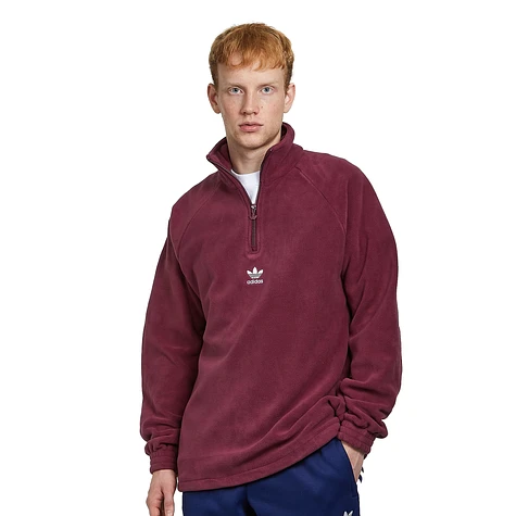 adidas - Adicolor Classics Teddy Fleece Halfzip Sweater