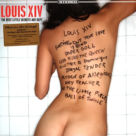 Louis XIV - Best Little Secrets Are Kept White Vinyl Edition