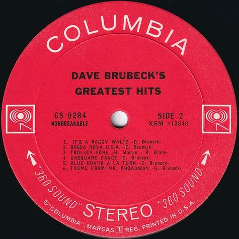 Dave Brubeck - Dave Brubeck's Greatest Hits