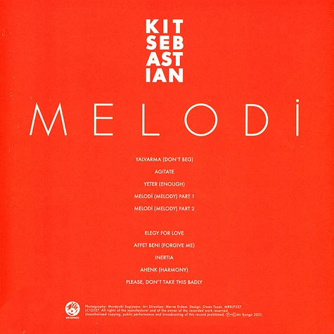 Kit Sebastian - Melodi Black Vinyl Edition