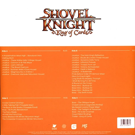 Jake Kaufman - OST Shovel Knight: King Of Cards & Showdown Color Vinyl Edition