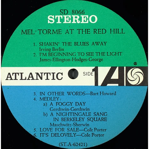 Mel Tormé - At The Red Hill