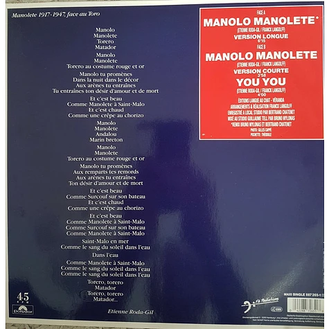 Vanessa Paradis - Manolo Manolete