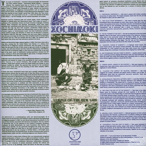 Xochimoki - Temple Of The New Sun Remastered Sky Blue Vinyl Edition