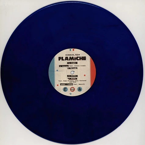 Cousin Feo - Flamiche Clear Blue Marbled Vinyl Edition