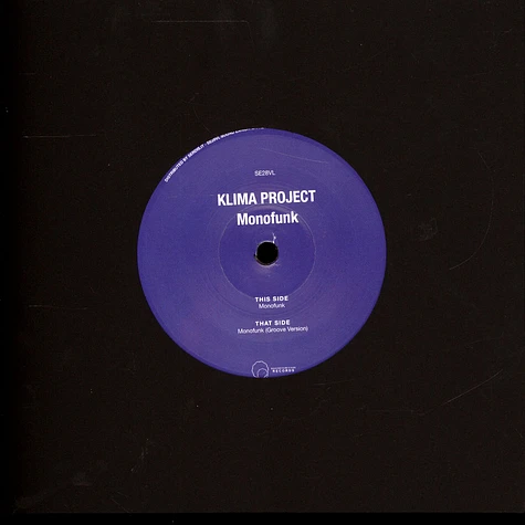 Klima Project - Monofunk Black Vinyl Edition
