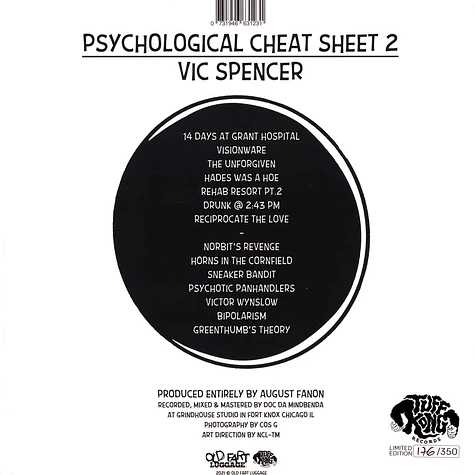 Vic Spencer X August Fanon - Psychological Cheat Sheet 2
