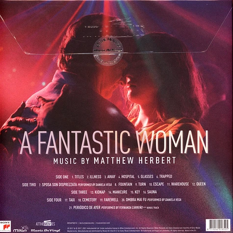 Matthew Herbert - OST A Fantastic Woman Transparent Pink Vinyl Edition